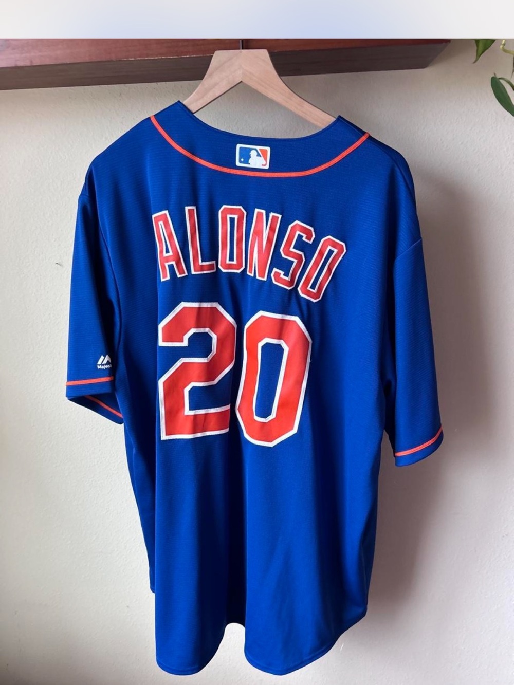 Majestic New York Mets Pete Alonso Jersey - Blue CoolBase - Size 2XL - Picture 5 of 6